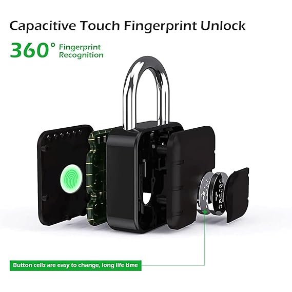 LAVNA Fingerprint Padlock